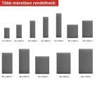 3D bársony fali panel | több méretben | fehér