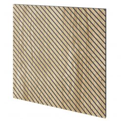   Tölgy furnér borítású mart MDF panel 60 x 60 cm - Brekka