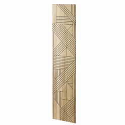   Tölgy furnér borítású mart MDF panel 60 x 275 cm - Bormla